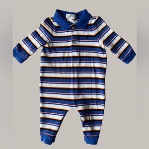 Ralph Lauren RL Infant Onesie Size 0-3 Months Stripped